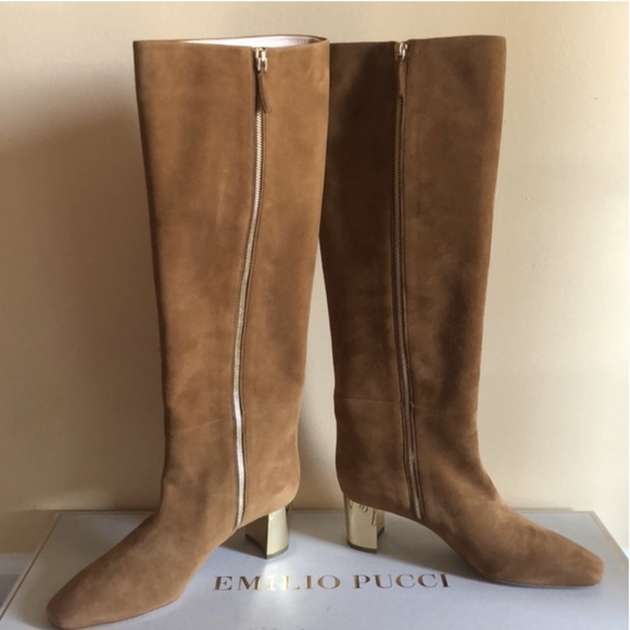 Emilio Pucci Shoes - Emilio Pucci Tan Boots